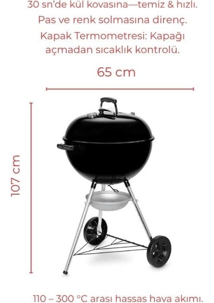 Original Kettle E-5710 – Parlak Siyah Emaye Çift Emayeli Kazan | One-Touch™ Temizlik | 57 cm Klasik Çap fırsatları