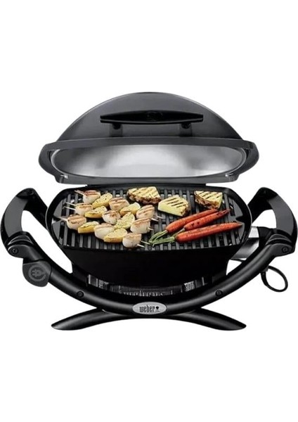 Q 1400 Elektrikli Izgara + Stand Seti – 2 200 W | 43 × 32 cm | “Easy-Fold” Stand modelleri