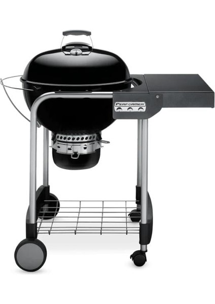 Performer GBS 57 cm Kömürlü Barbekü – One-Touch™ Temizlik | GBS Döküm Izgara | Katlanır Çelik Masa