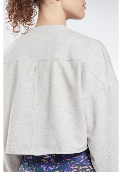 Modern Safari Cover Gri Kadın Sweatshirt