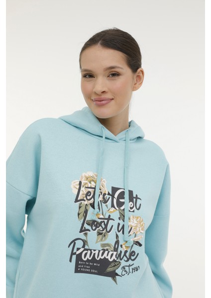 WL LAYLA 17GF83 3PR Yeşil Kadın Sweatshirt