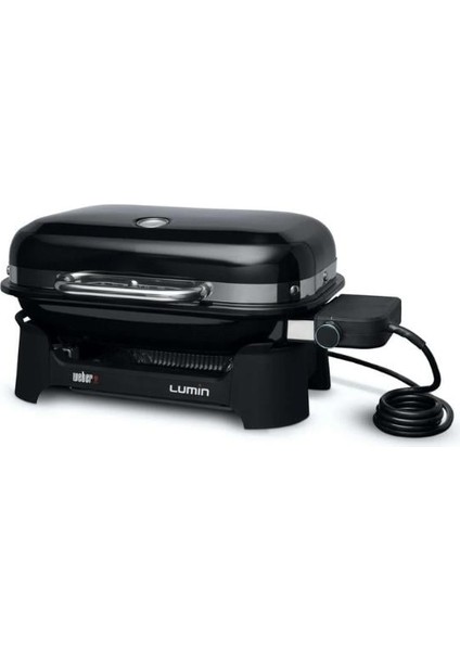 Lumin™ Compact 1000 Elektrikli Izgara – Black 2 200 W | 315 °C Sear | Smoke · Steam · Keep Warm