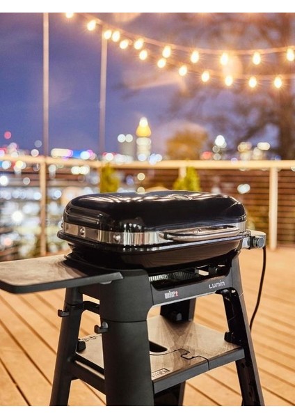 Lumin™ Compact 1000 Elektrikli Izgara – Black 2 200 W | 315 °C Sear | Smoke · Steam · Keep Warm fırsatları