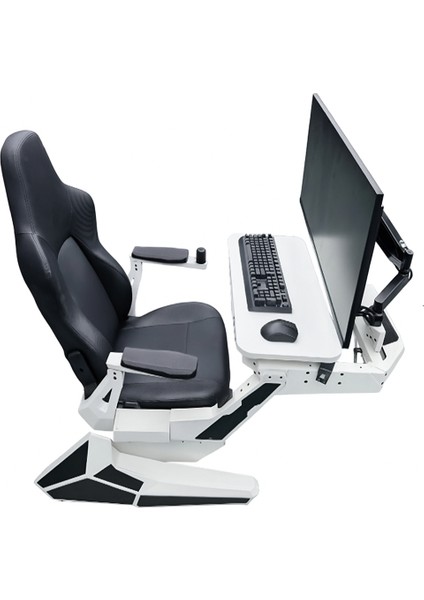 Twısted Mınds Easepod Pro Rgb Elektrikli Deri Döşeme Çelik Profesyonel Gamıng sımulator