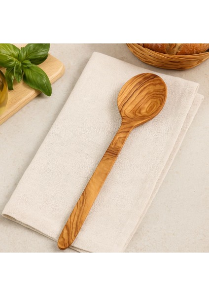 El Yapımı Zeytin Ağacı Ahşap Kaşık (32 Cm) Doğal, Sağlıklı ve Dayanıklı fiyatları