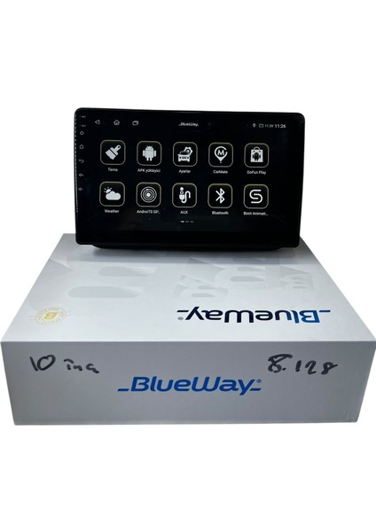 Skoda Fabia 2007-2014 Blueway 8-128 Tam Profesyonel Oem Multimedia fiyatları