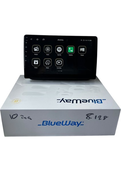 Skoda Fabia 2007-2014 Blueway 8-128 Tam Profesyonel Oem Multimedia modelleri