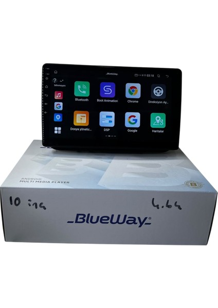 Skoda Fabia 2007-2014 Blueway 4-64 Profesyonel Oem Multimedia fiyatları