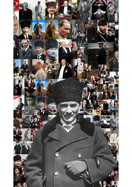 Çoklu Atatürk Resmi Kanvas Tablo Canvas Duvar Dekarasyon Duvar Süsü Ölçü Seçmeyi Unutmayınız :) fiyatları