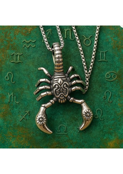 Paslanmaz Çelik Akrep Kolye