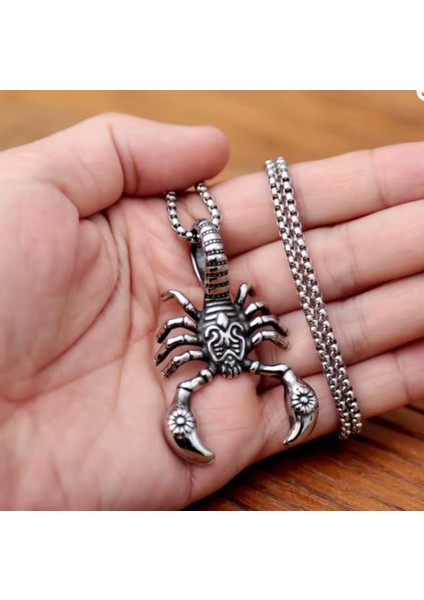 Paslanmaz Çelik Akrep Kolye modelleri