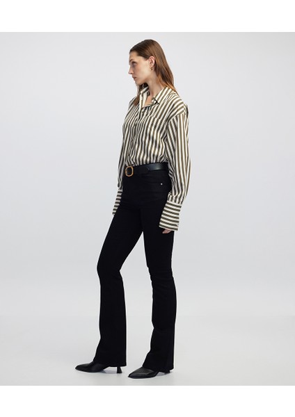 Flare Fit Jean Pantolon IW6250018018001 fiyatları