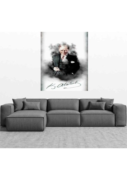 Atatürk Kanvas Hediyelik Tablo Canvas Ev Dekarasyon Duvar Ölçü Seçiniz.