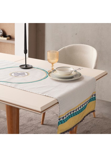 Safran Luxe, Duck Keten Runner, Premium Seri Kaymaz Runner 45X140 fiyatları