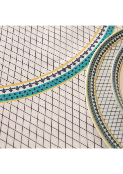 Safran Luxe, Duck Keten Runner, Premium Seri Kaymaz Runner 45X140 fırsatları