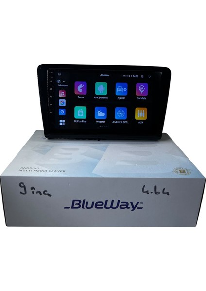 Skoda Rapid 2013-2018 Blueway 4-64 Profesyonel Oem Multimedia modelleri