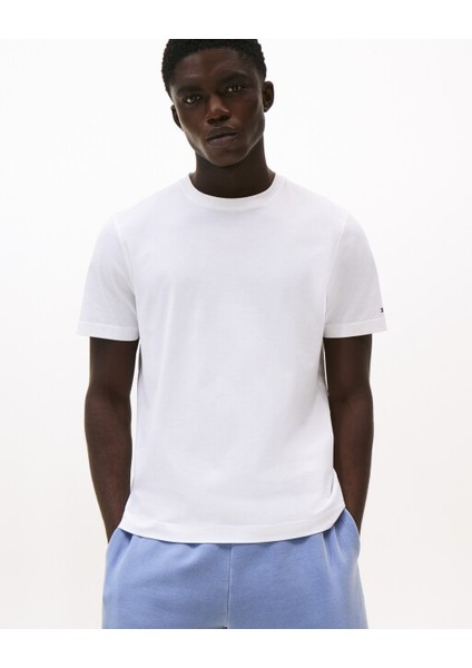 Th MW0MW39779 Dc Mercerısed Cotton Tee Erkek Tshirt