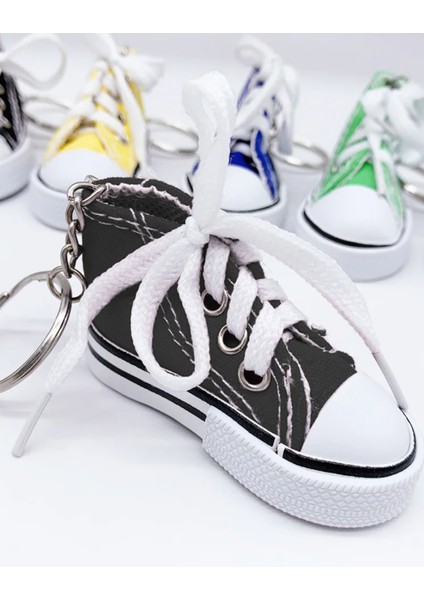 Chucks Tarzı Mini Spor Ayakkabı Anahtarlık ve Çanta Süsü Retro Sneaker modelleri