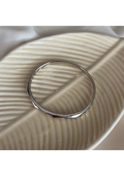 Silver Taşlı Kelepçe modelleri