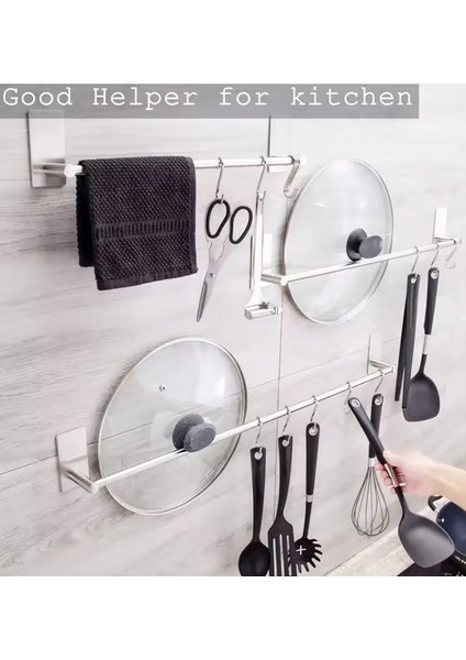 Havluluk Dik Rozetli Yapışkanlı Paslanmaz Çelik Krom Rengi