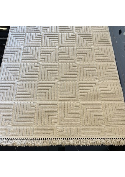 Design 1062 Bej Yumuşak Dokulu Desensiz Iskandinav Halı indirimleri