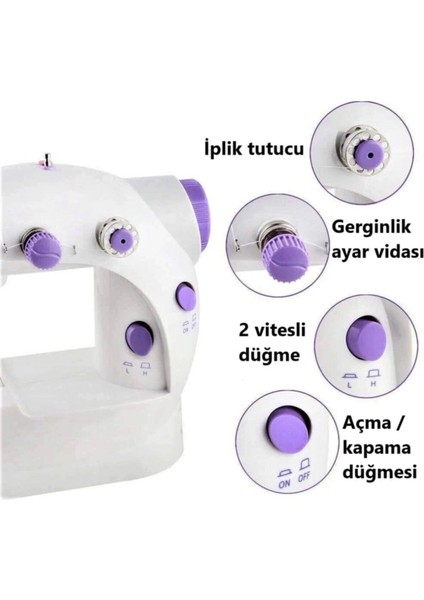Mini Ev Dikiş Makinesi Pedallı Sewıng Machine indirimleri
