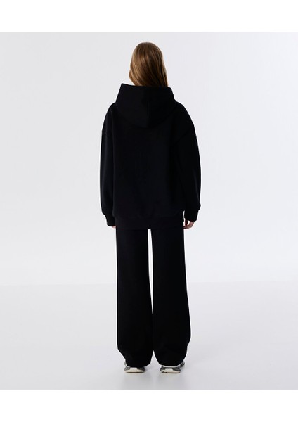 Metal Aksesuarlı Oversıze Sweatshırt TW6250091029001 fırsatları