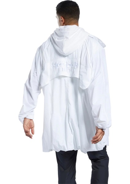 R X Juun.J Windbrea Beyaz Unisex Ceket