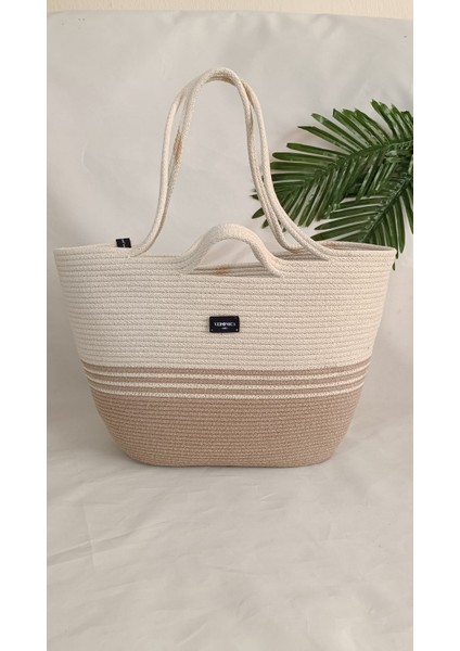 Tress Kadın Omuz Renkli Plaj Çantası