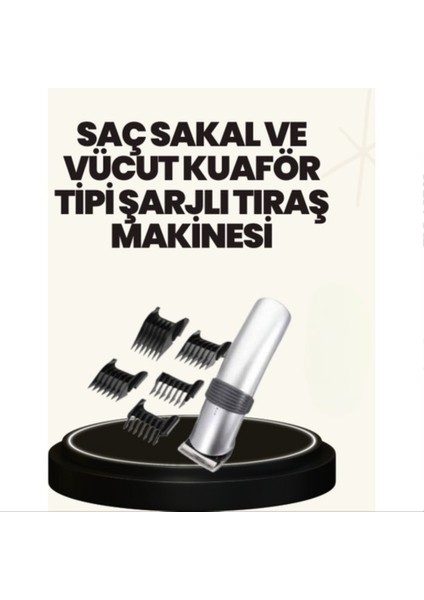 Şarjlı ve Kablosuz Tıraş Makinesi – Her Yerde Rahat Kullanım
