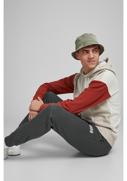 JJIGORDON JJNEWSOFT SWEAT Gri Erkek Eşofman Altı