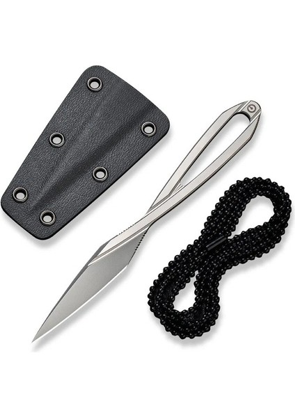 D-Art Fixed Blade Silver Neck Knife Bıçak fiyatları