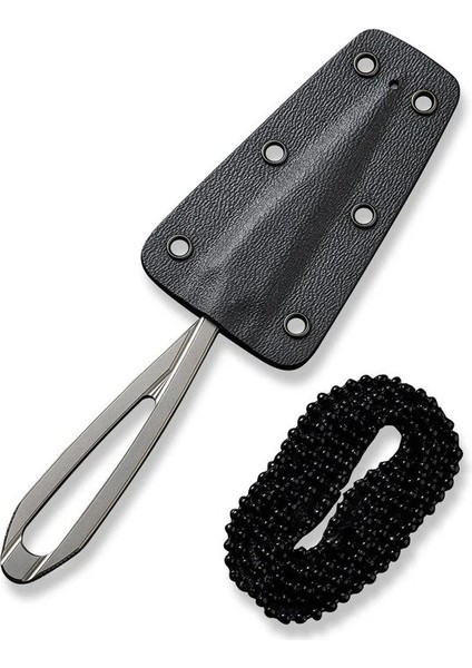 D-Art Fixed Blade Silver Neck Knife Bıçak fırsatları