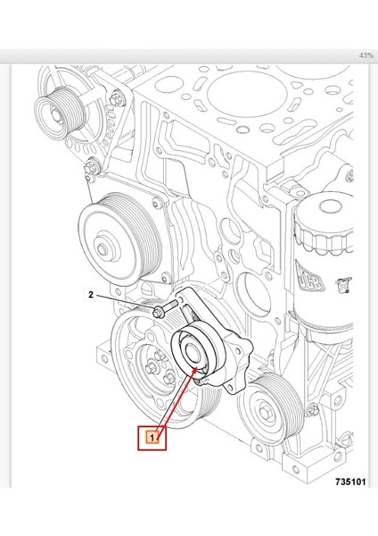 320/A8586/Y - Kayış Gergisi 320/08657 modelleri