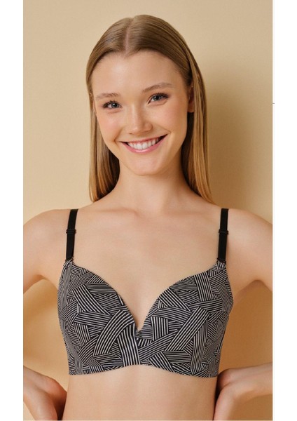 Fk Kadın Lazer Kesim Desteksiz Dolgusuz Balenli Soft Sütyen