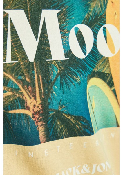 JORPOOLBOY TEE SS CREW NE Sarı Erkek Kısa Kol T-Shirt