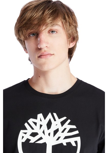 SS KENNEBEC RIVER TREE LO Siyah Erkek Kısa Kol T-Shirt