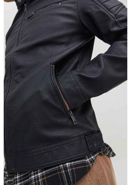 JJEROCKY JACKET NOOS Siyah Erkek Ceket