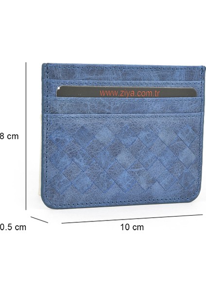 , Unisex Hakiki Deri Kartlık 1539852Z06 Kot Mavi fiyatları