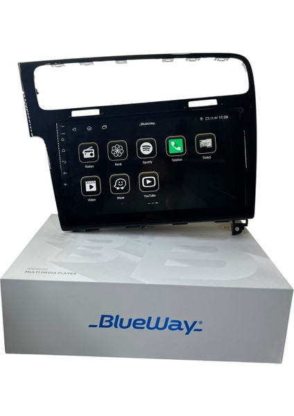 Ww Golf 7 Blueway 8-128 Tam Profesyonel Oem Multimedia modelleri