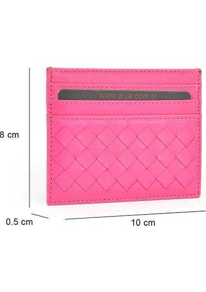 , Unisex Hakiki Deri Kartlık 1539852Z05 Fuşya fiyatları
