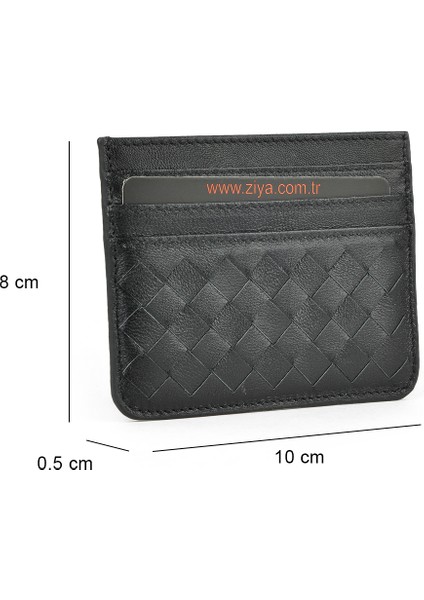 , Unisex Hakiki Deri Kartlık 1539852Z06 Siyah fiyatları