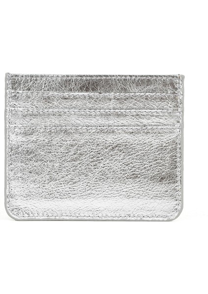 , Unisex Hakiki Deri Kartlık 1539852Z06 Gümüş modelleri
