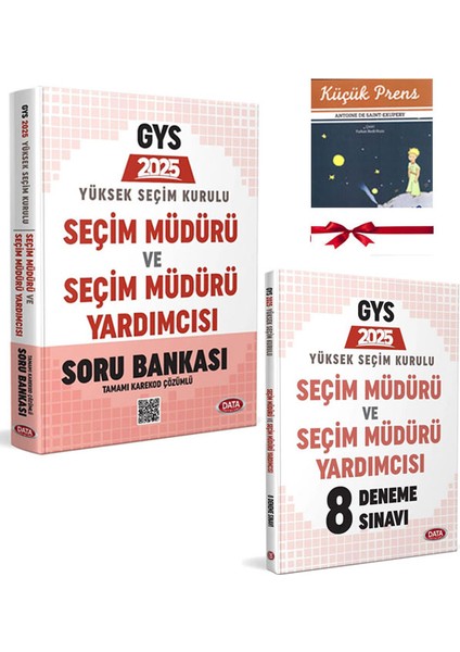2025 Gys Ysk Yüksek Seçim Kurulu Seçim Müdürü ve Seçim Müdür Yardımcısı Soru ve Deneme Sınavı Seti