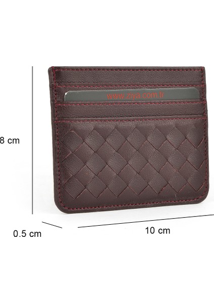 , Unisex Hakiki Deri Kartlık 1539852Z06 Bordo fiyatları