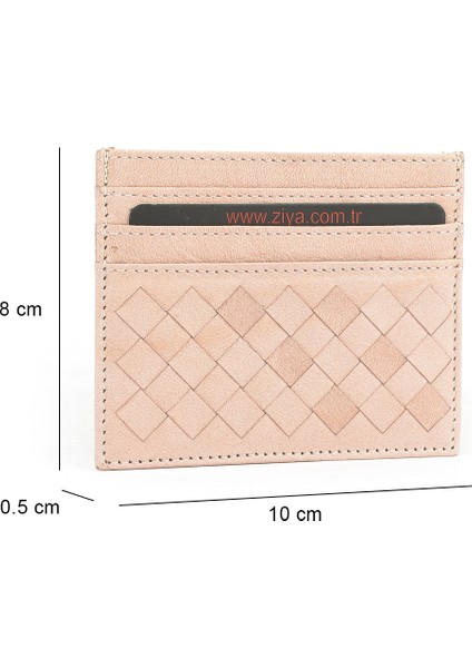 , Unisex Hakiki Deri Kartlık 1539852Z05 Pudra fiyatları