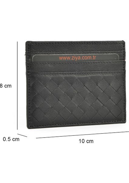 , Unisex Hakiki Deri Kartlık 1539852Z05 Siyah fiyatları