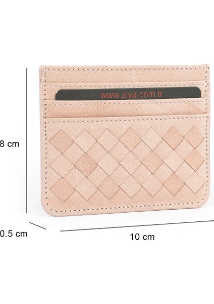 , Unisex Hakiki Deri Kartlık 1539852Z06 Pudra fiyatları