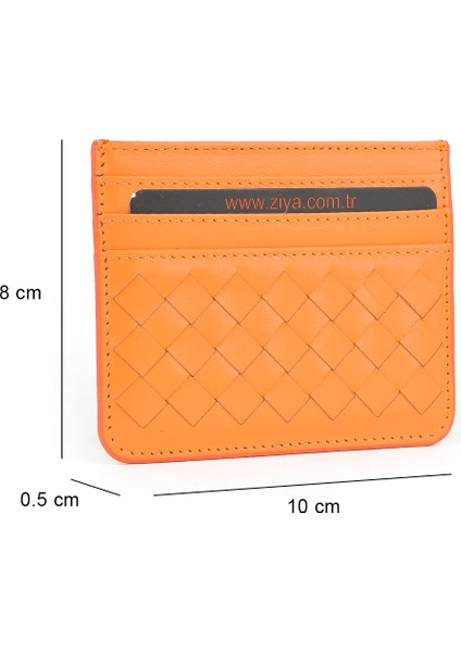 , Unisex Hakiki Deri Kartlık 1539852Z06 Turuncu fiyatları