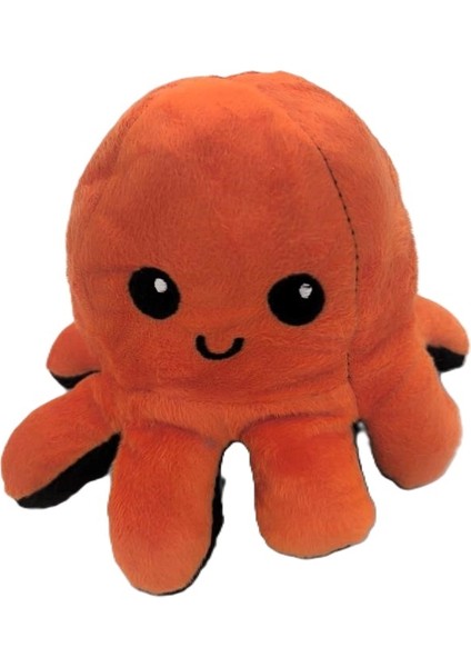 62054 Mood Değiştiren Peluş Ahtapot 20 Cm. Siyah - Turuncu indirimleri